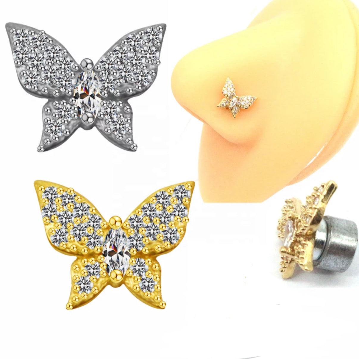 Fly Faux nose piercing